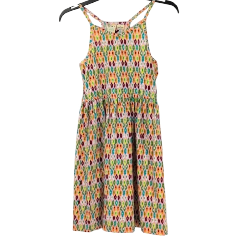 Roxy girl Colorful Patterned Sleeveless Dress . Great condition .